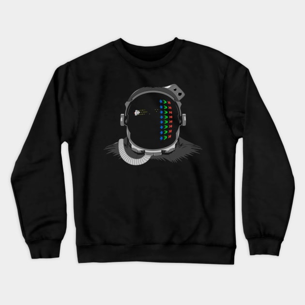 space invaders Crewneck Sweatshirt by Fukuro1703